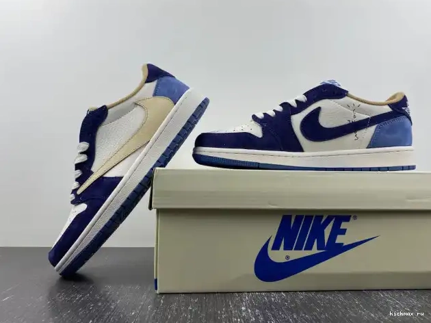Cheap Kickmax X 1 AIR TRAVIS SCOTT JORDAN CUSTOM DM7866-808 0521